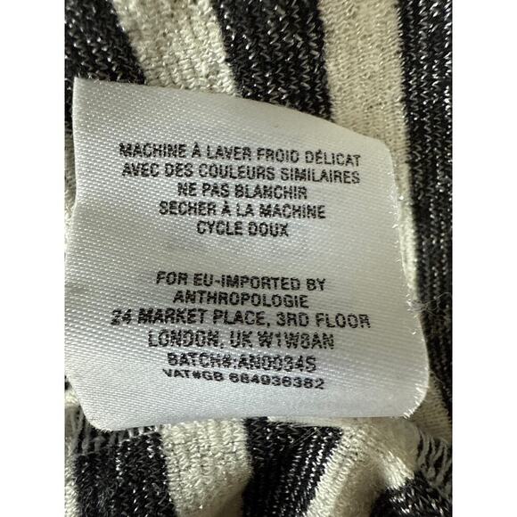 Michael Stars for Anthropologie Shine Long Sleeve Striped Tee Women’s Size M/L - Picture 9 of 9